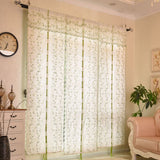 Maxbell Decorative Roman Curtain Embroidery Window Shade for Small Window 150x60cm