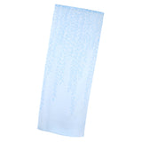 Maxbell Sheer Gauze Voile Window Curtain Tulle Drape Rod Pocket 100X270cm Blue