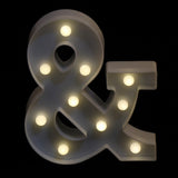 Maxbell Decorative LED Numbers Marquee Sign with Lights Symbol - And