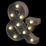 Maxbell Decorative LED Numbers Marquee Sign with Lights Symbol - And