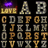 Maxbell Decorative LED Letter Marquee Sign with Lights A