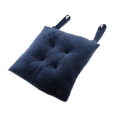 Maxbell Cotton Chair Pads Solid Color Chair Cushion for Office,Home Tibetan Blue