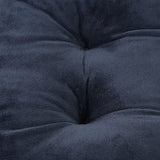 Maxbell Cotton Chair Pads Solid Color Chair Cushion for Office,Home Tibetan Blue