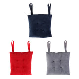 Maxbell Cotton Chair Pads Solid Color Chair Cushion for Office,Home Tibetan Blue