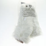 Maxbell Half Round Artificial Wool Sheepskin Floor Mat Fluffy Floor Mat White