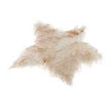 Maxbell Plush Shaggy Area Rugs Fluffy Floor Carpet for Bedroom Bedside White_3