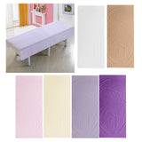 Maxbell Waterproof Oilproof SPA Massage Bed Cover 190x80cm without Hole Light Purple