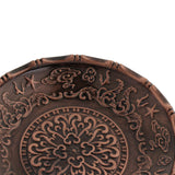 Maxbell Round Tea Cup Saucer Kung Fu Tea Cup Coaster for Chinese Tea Ceremony Copper