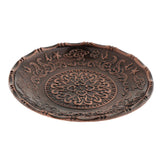 Maxbell Round Tea Cup Saucer Kung Fu Tea Cup Coaster for Chinese Tea Ceremony Copper