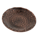 Maxbell Round Tea Cup Saucer Kung Fu Tea Cup Coaster for Chinese Tea Ceremony Copper