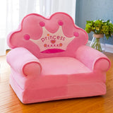 Maxbell Cartoon Kid Children Folding Sofa Cover Couch Slipcover Armchair Cover Pink