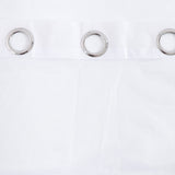 Maxbell 1Pc Voile Curtain Single Panel Sheer Voile Curtain Panel White Punch