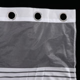 Maxbell 1Pc Voile Curtain Single Panel Sheer Voile Curtain Panel White Punch
