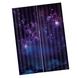 Maxbell Starry Sky Printed 3D Window Curtains for Living Room Bedroom Decor 170x200cm