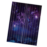 Maxbell Starry Sky Printed 3D Window Curtains for Living Room Bedroom Decor 170x200cm