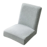 Maxbell Knitted One-piece Dining Room Chair Cover Slipcover Protector  Grey