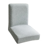 Maxbell Knitted One-piece Dining Room Chair Cover Slipcover Protector  Grey