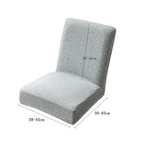 Maxbell Knitted One-piece Dining Room Chair Cover Slipcover Protector  Grey