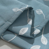 Maxbell Floral Pattern Short Roman Door Window Curtain Sheer Drape Voile B