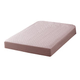Maxbell Solid Color Polyester Bed Fitted Sheet Bed Cover Kahki 150x200cm
