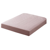 Maxbell Solid Color Polyester Bed Fitted Sheet Bed Cover Kahki 150x200cm