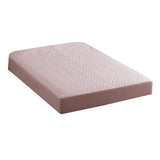 Maxbell Solid Color Polyester Bed Fitted Sheet Bed Cover Kahki 150x200cm