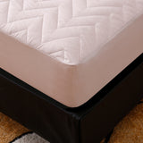 Maxbell Solid Color Polyester Bed Fitted Sheet Bed Cover Kahki 150x200cm