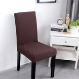 Maxbell Dining Room Chair Cover Stool Seat Protector Banquet Chair Slipcover Brown