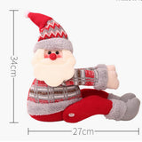 Maxbell 1 Piece Christmas Decoration Plush Toy Curtain Tie Back Buckle Santa Claus