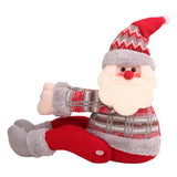 Maxbell 1 Piece Christmas Decoration Plush Toy Curtain Tie Back Buckle Santa Claus