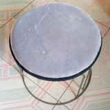Maxbell Non Slip Round Chair Cover Seat Pads with Buckle Grey - 30cm (12 inch)
