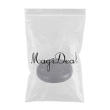 Maxbell Home Bar Stool Covers PU Leather Round Chair Seat Cushions Sleeves Grey