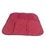 Maxbell Reversible Quilted Waterproof Pet Mat 1-Seater Sofa Armchair Cover Wine Red