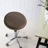 Maxbell Bar Stool Covers Round Chair Seat Cover Sleeve Protector Coffee 35cm