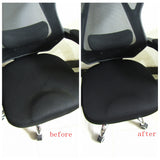 Maxbell Elastic Polyester Office Chair Seat Cover for Kitchen Wedding Banquet Black