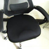 Maxbell Elastic Polyester Office Chair Seat Cover for Kitchen Wedding Banquet Black