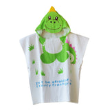 Maxbell Baby Dressing Gown Cute Hooded Bathrobe Towel Boy Girl Animal Green Dinosaur