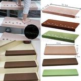 Maxbell Indoor Non Slip Self-adhesive Staircase Tread Night Luminous Mats Beige