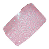 Maxbell Women Crystal Rhinestone Fishnet Net Mesh Stockings Tights Pantyhose Pink