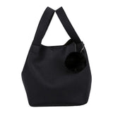 Maxbell Womens Leather Tote Bag Purse Top Handle Handbags Causal Shoulder Bags Black