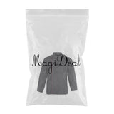 Maxbell Chef Coat Jacket Long Sleeve Catering Kitchen Uniform Apparel Black XXXL