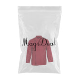 Maxbell Chef Coat Jacket Long Sleeve Catering Kitchen Uniform Apparel Red XL