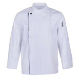 Maxbell Chef Coat Jacket Long Sleeve Catering Kitchen Uniform Apparel White XXXL