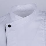 Maxbell Chef Coat Jacket Long Sleeve Catering Kitchen Uniform Apparel White XXXL