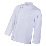 Maxbell Chef Coat Jacket Long Sleeve Catering Kitchen Uniform Apparel White XXXL