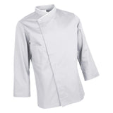 Maxbell Chef Jackets Coat Long Sleeves Shirt Kitchen Uniform Workwear  White 2XL