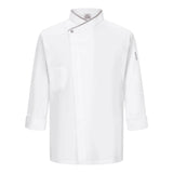 Maxbell Chef Jackets Coat Long Sleeves Shirt Kitchen Uniform Workwear  White L