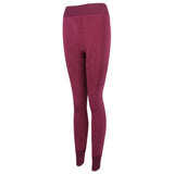 Maxbell Women Winter Warm Fleece Lined Opaque Tights Thermal Leggings Wine Red