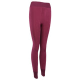 Maxbell Women Winter Warm Fleece Lined Opaque Tights Thermal Leggings Wine Red