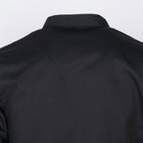 Maxbell Chef Coat Jacket Long Sleeved Kitchen Catering Baker Staff Workwear Black